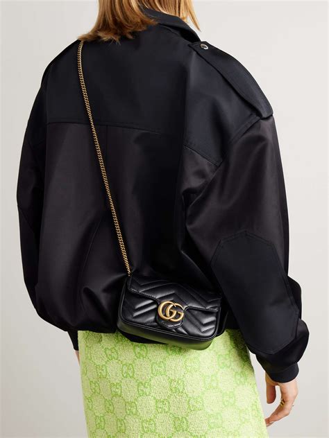 gucci marmont mini inside|Gucci Marmont mini quilted bag.